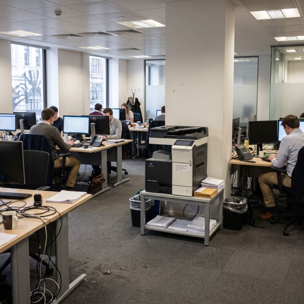 a standard mid-sized London office